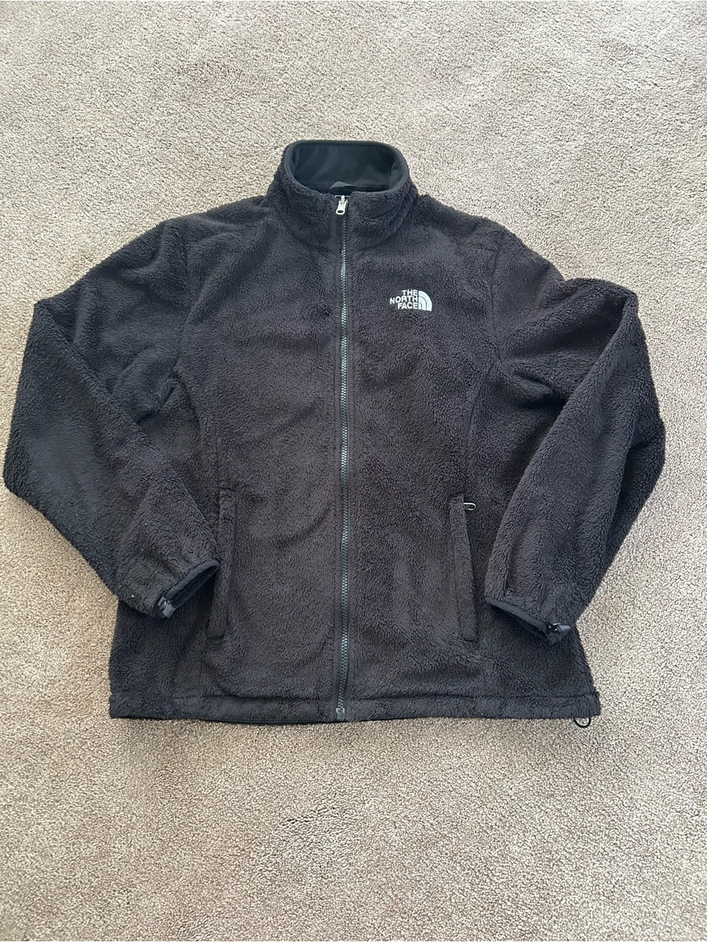 The North Face Black Fleece Jacket - Full Zip size women’s large